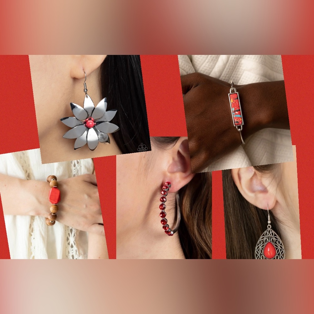 Red Jewelry Bundle
